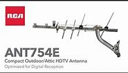 RCA ANT754E Compact Outdoor / Attic HDTV Antenna