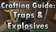Unturned Crafting Guide: Traps & Explosives - How to Make a Landmine, C4, and More