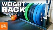 How to Make a DIY Weight Rack // Home Gym | I Like To Make Stuff