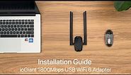 Installation Guide for AX1800 USB WiFi 6 Adapter