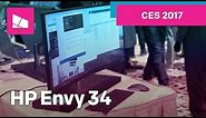 HP Envy 34 All-in-One (Curved Display) from CES 2017
