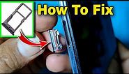 How to Fix a Broken SIM CARD tray from any Phone without Disassembling Phone! - DIY (100% Working)
