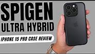 iPhone 15 Pro Case - Spigen Ultra Hybrid (Frost Black)