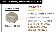 Guide to CR2025 Battery Equivalent, Voltage & More