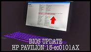 How To Upgrade BIOS of HP Pavilion 15-ec0101AX | Full Process | #hp #biosupdate #hppavilion #joshrak
