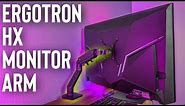 Ergotron HX Monitor Arm - The Best Monitor Arm for Large Monitors!