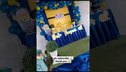 DIY minion birthday backdrop | zeke decor| no copyright infringement intended