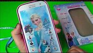 DISNEY FROZEN 2 new toy cell phone with songs, music and light unboxing
