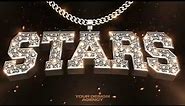 Photoshop Bling Bling Text Effect