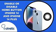 🔘 Enable or Disable Home Button iPhone 14 and iPhone 14 plus ✔️ How to use iPhone 14