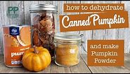 How to Dehydrate Canned Pumpkin & Make Pumpkin Powder!
