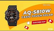 AQ-S810W-8AV Casio Tough Solar Digital illuminator Watch Unboxing Video Review