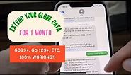 HOW TO EXTEND YOUR UNUSED GLOBE DATA FOR 1 MONTH! 100% LEGIT! STILL WORKING AS OF DECEMBER 2023!