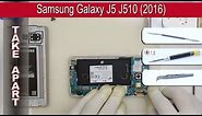 How to disassemble 📱 Samsung Galaxy J5 (2016) SM-J510 Take apart Tutorial