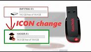 How to change icon of Pendrive