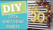 30th Birthday Party Decorations | Hello 30!