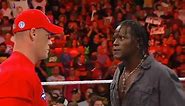 Raw: R-Truth picks on a WWE fan in John Cena gear