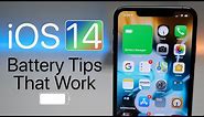 iOS 14 Battery Tips That Actually Work