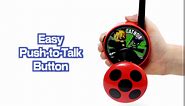 eKids Miraculous Ladybug Walkie Talkies for Kids, Indoor and Outdoor Toys for Kids and Fans of Miraculous Toys for Girls and Boys Red