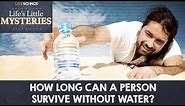 How Long Can a Person Survive Without Water?