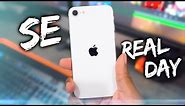 NEW iPhone SE (2020) - REAL Day In the Life Review!
