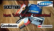 More Off Brand Type 1 Cassettes - Samsung / Goodmans / Schneider / Socimag