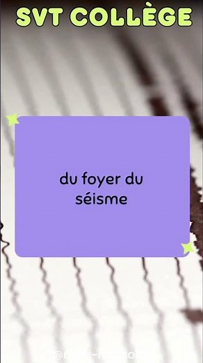 FLASHCARD SVT Collège 1.2.23 Geological phenomena #revision #brevet #college #dnb