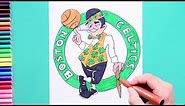 How to draw Boston Celtics logo (NBA Team)
