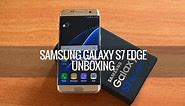 Samsung Galaxy S7 Edge (Gold Platinum) Unboxing