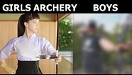 ARCHERY: BOYS vs GIRLS
