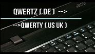 How to change QWERTZ to QWERTY keyboard