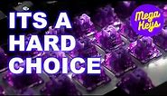 Which one is better? Akko Lavender Purple v3 Pro vs Akko Cream Blue v3 Pro | Review