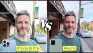 iPhone 13 Pro versus Pixel 5 camera comparison
