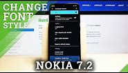 How to Change Font Style in NOKIA 7.2 – Change Font Style