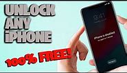 How to Unlock Any iPhone Without Passcode? Fast and Free | Bypass LockScreen