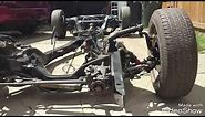 59 60 61 62 63 64 Impala SS boxed X frame Airlift D2500 air ride bagged rolling chassis # 16