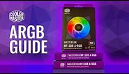 HOW TO Cooler Master A-RGB Setup and Install Guide - MF120R ARGB