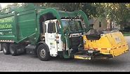 Waste Management Garbage Trucks in Action