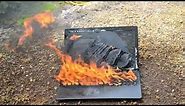 Burning my old laptop! | Fun "Science" with fire!