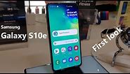 Samsung Galaxy S10e (Prism Green Color) First Look (4K video)