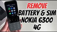 How to Remove Battery and SIM Nokia 6300 4G
