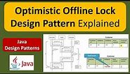 Optimistic Offline Lock Design Pattern