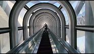 Japan Osaka Umeda Sky Building escalator - modern architecture