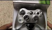 Silent Unboxing: Xbox 360 Limited Edition Silver Wireless Controller