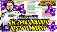 ALL ZETAS RANKED FROM BEST TO WORST JULY 2021 | Zeta Order + Best Zetas in SWGOH for 2021