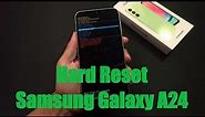 How To Hard Reset Samsung Galaxy A24