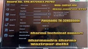 how to open service mode Panasonic smart tv Th-32hs550dx Board no.Tpd.nt72563.pb782