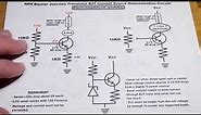 Transistor circuit 6 2N2222 NPN Bipolar Junction Transistor BJT Constant Current Source