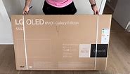 2022 LG OLED G2 55" unboxing and wall mounting