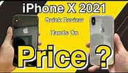 Quick Review iPhone X 2021 | Hands On | Ex internasional | Aman Blokir IMEI